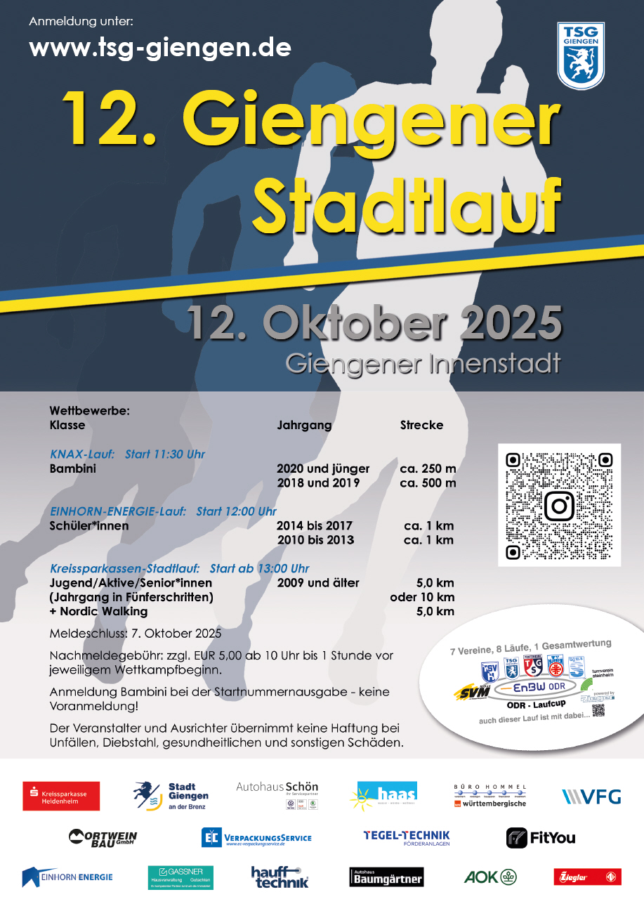 12. Giengener Stadtlauf