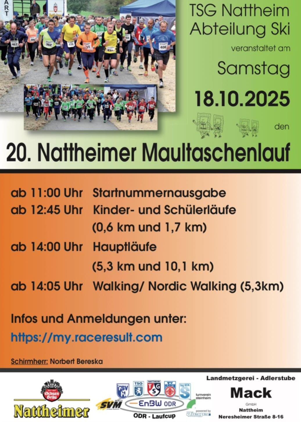 20. Nattheimer Maultaschenlauf